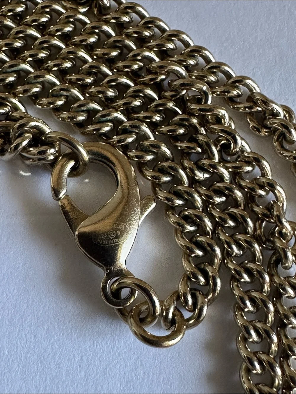 CHANEL 2023 A23B Gold-Tone Black Square CC Pendant Chain Necklace Full Set